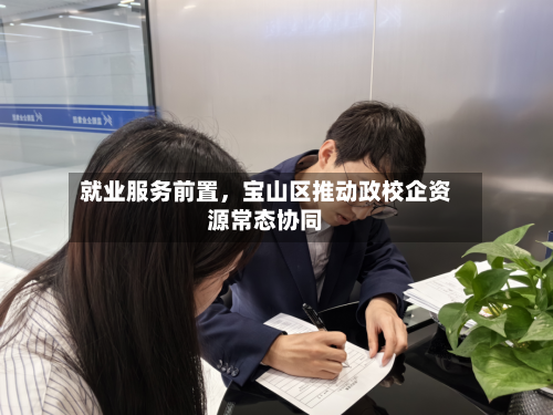 就业服务前置,宝山区推动政校企资源常态协同
